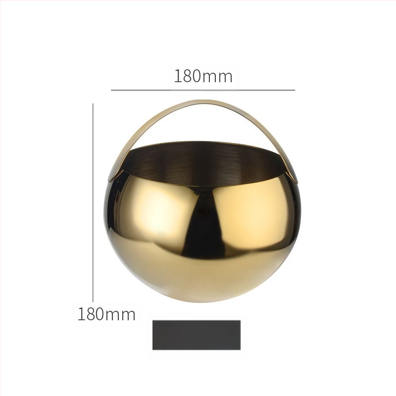 Кофа за лед от неръждаема стомана, кофа за лед, преносима кофа за бира, бар, KTV, изолация за бира и шампанско, кофа за лед, кофа от неръждаема стомана