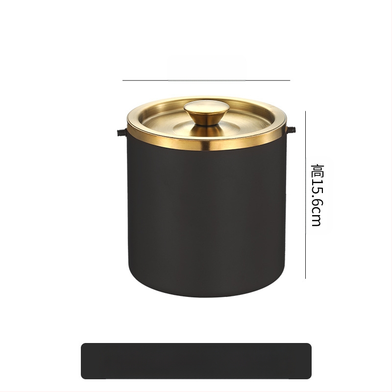 Кофа за лед от неръждаема стомана, кофа за лед, преносима кофа за бира, бар, KTV, изолация за бира и шампанско, кофа за лед, кофа от неръждаема стомана