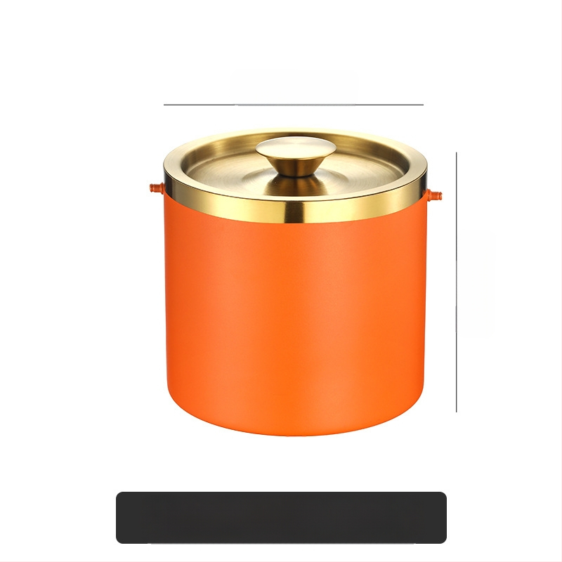 Кофа за лед от неръждаема стомана, кофа за лед, преносима кофа за бира, бар, KTV, изолация за бира и шампанско, кофа за лед, кофа от неръждаема стомана