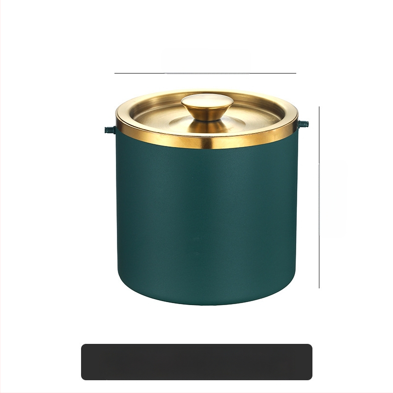 Кофа за лед от неръждаема стомана, кофа за лед, преносима кофа за бира, бар, KTV, изолация за бира и шампанско, кофа за лед, кофа от неръждаема стомана