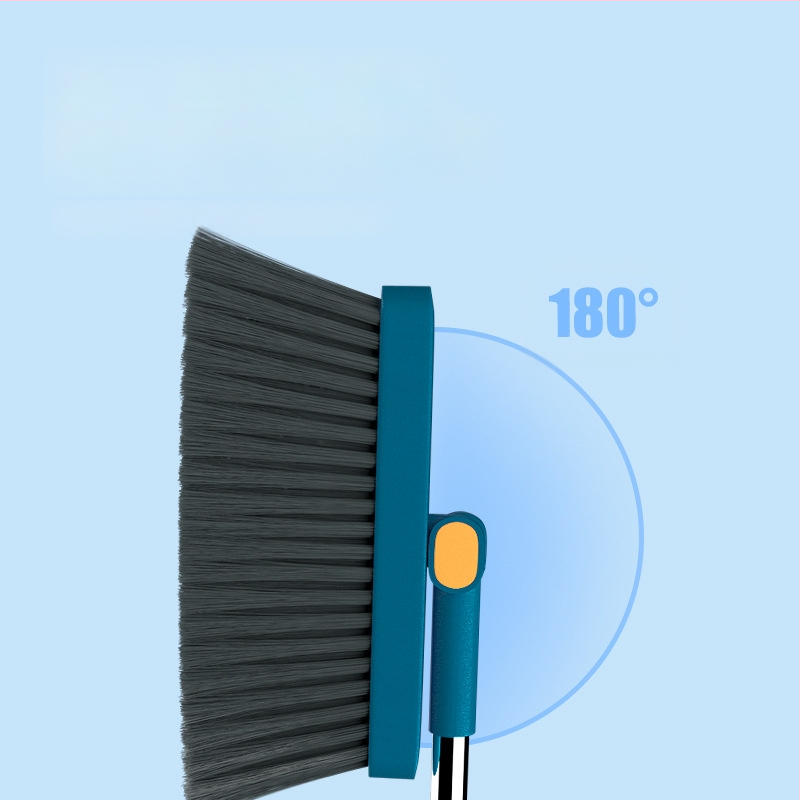 Magnetinė stora sulankstoma šluota, šiukšliadėžės rinkinys, kombinuotas buitinis grindų šepetys, trijų funkcijų, taupanti vietą