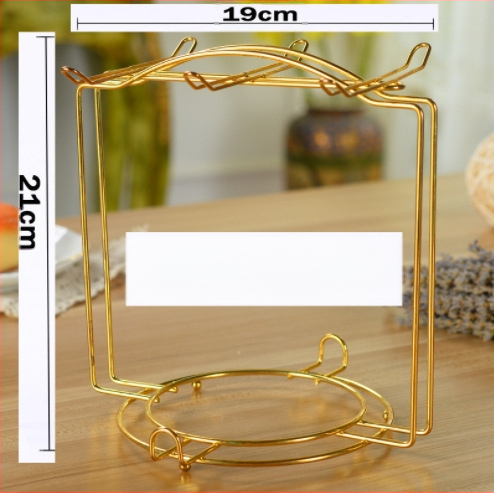 Kohvitopside komplekti hoiuriiul Kohvitopside riiul 6 tassi ja 6 taldriku riiul