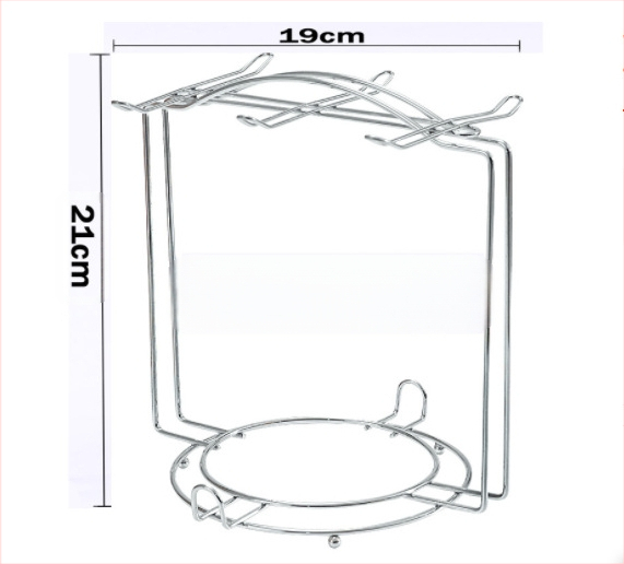 Kohvitopside komplekti hoiuriiul Kohvitopside riiul 6 tassi ja 6 taldriku riiul