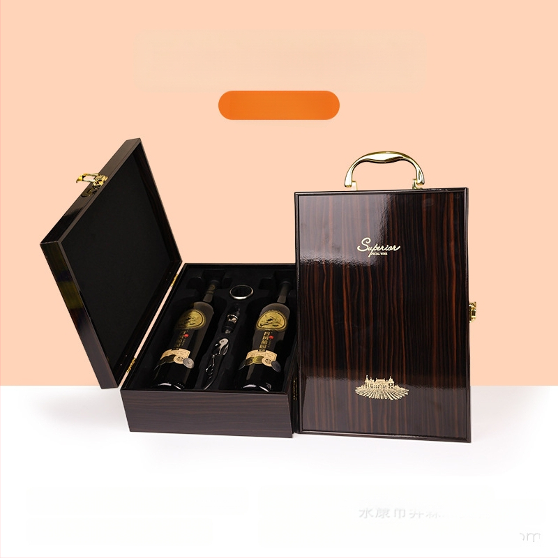 Κατασκευαστής κουτιών συσκευασίας υψηλής ποιότητας, κουτιών δώρου κρασιού με παράθυρο, κουτιών κρασιού σε απόθεμα, χονδρικής πώλησης κουτιών δώρου υψηλής ποιότητας, κατάλληλα για Penfolds κρασιού