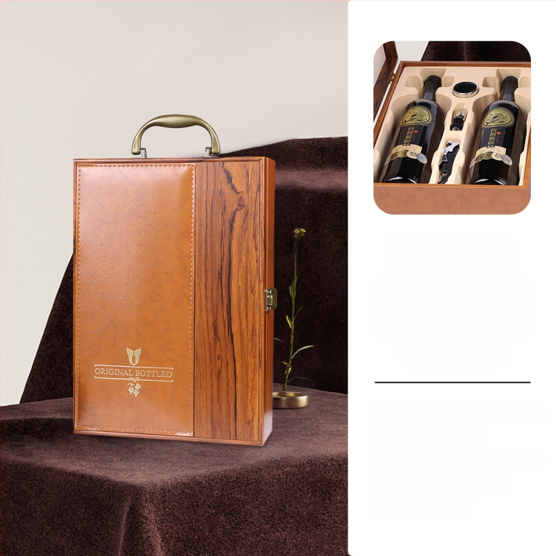Κατασκευαστής κουτιών συσκευασίας υψηλής ποιότητας, κουτιών δώρου κρασιού με παράθυρο, κουτιών κρασιού σε απόθεμα, χονδρικής πώλησης κουτιών δώρου υψηλής ποιότητας, κατάλληλα για Penfolds κρασιού