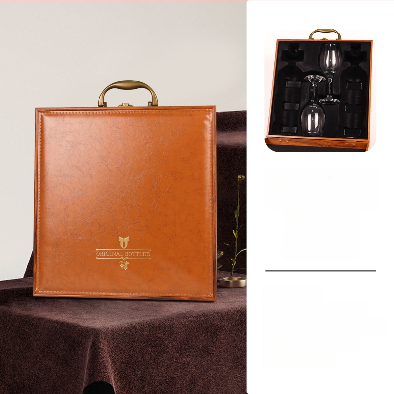 Κατασκευαστής κουτιών συσκευασίας υψηλής ποιότητας, κουτιών δώρου κρασιού με παράθυρο, κουτιών κρασιού σε απόθεμα, χονδρικής πώλησης κουτιών δώρου υψηλής ποιότητας, κατάλληλα για Penfolds κρασιού