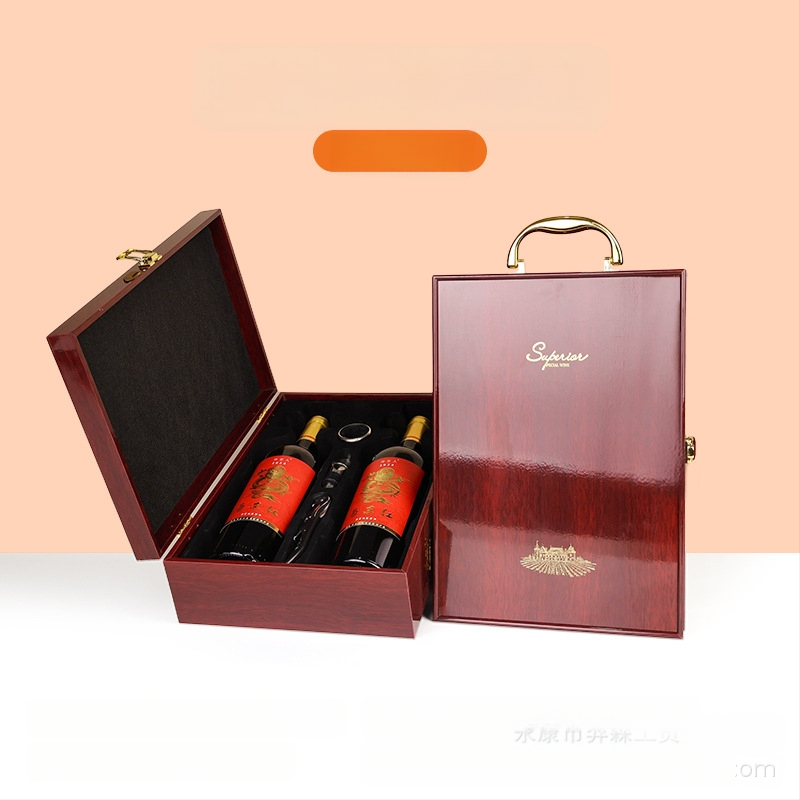 Κατασκευαστής κουτιών συσκευασίας υψηλής ποιότητας, κουτιών δώρου κρασιού με παράθυρο, κουτιών κρασιού σε απόθεμα, χονδρικής πώλησης κουτιών δώρου υψηλής ποιότητας, κατάλληλα για Penfolds κρασιού