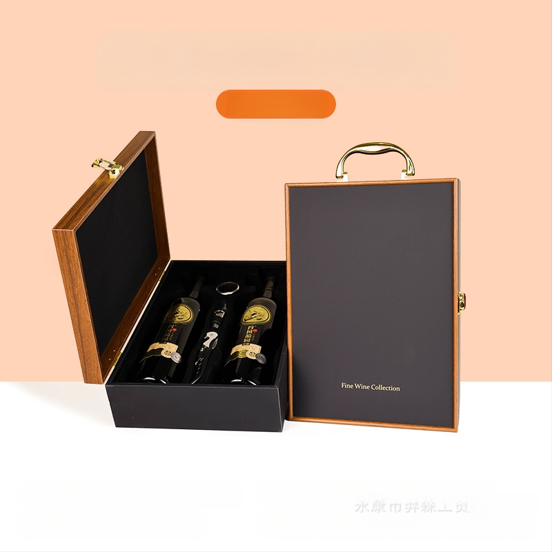 Κατασκευαστής κουτιών συσκευασίας υψηλής ποιότητας, κουτιών δώρου κρασιού με παράθυρο, κουτιών κρασιού σε απόθεμα, χονδρικής πώλησης κουτιών δώρου υψηλής ποιότητας, κατάλληλα για Penfolds κρασιού