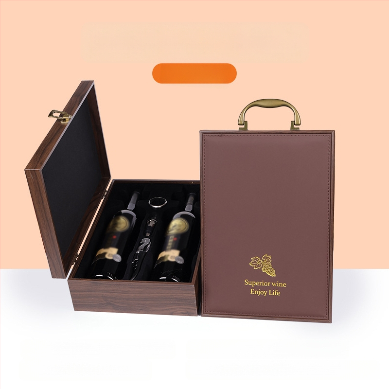 Κατασκευαστής κουτιών συσκευασίας υψηλής ποιότητας, κουτιών δώρου κρασιού με παράθυρο, κουτιών κρασιού σε απόθεμα, χονδρικής πώλησης κουτιών δώρου υψηλής ποιότητας, κατάλληλα για Penfolds κρασιού