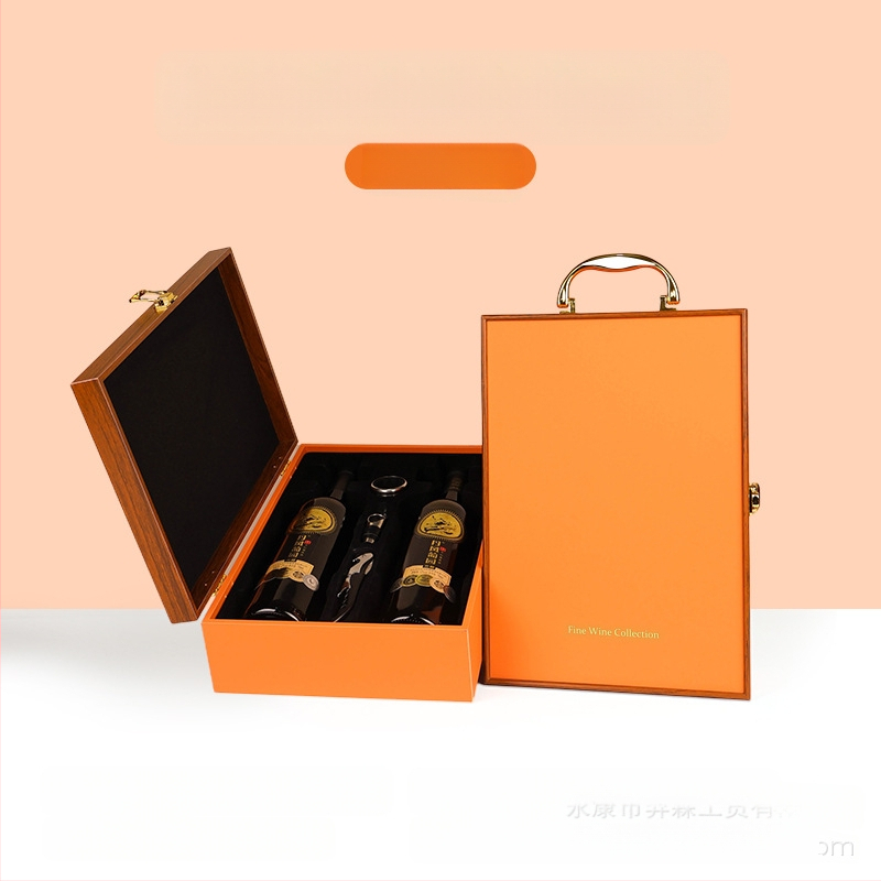 Κατασκευαστής κουτιών συσκευασίας υψηλής ποιότητας, κουτιών δώρου κρασιού με παράθυρο, κουτιών κρασιού σε απόθεμα, χονδρικής πώλησης κουτιών δώρου υψηλής ποιότητας, κατάλληλα για Penfolds κρασιού