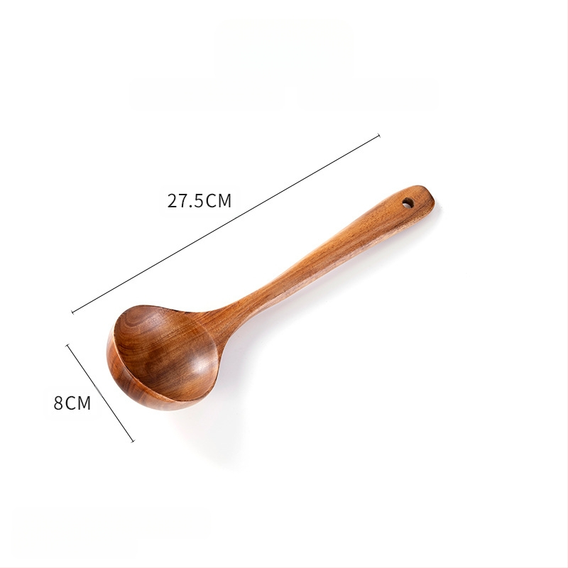 Φυλλάδιο από ξύλο ακακίας, αντικολλητικό τηγάνι, σουρωτήρι, κουτάλι ρυζιού, μακριά λαβή, ανακάτεμα, καρυκεύματα, μαγείρεμα, ζεστό δοχείο, κουτάλι σούπας