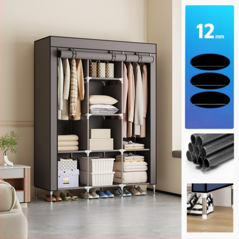 Mitmekihiline lihtne garderoob kodu sissepääsu jaoks ühiselamu üüriruumi kombinatsioon metallist mantliriiul riidepuu hoiuruum