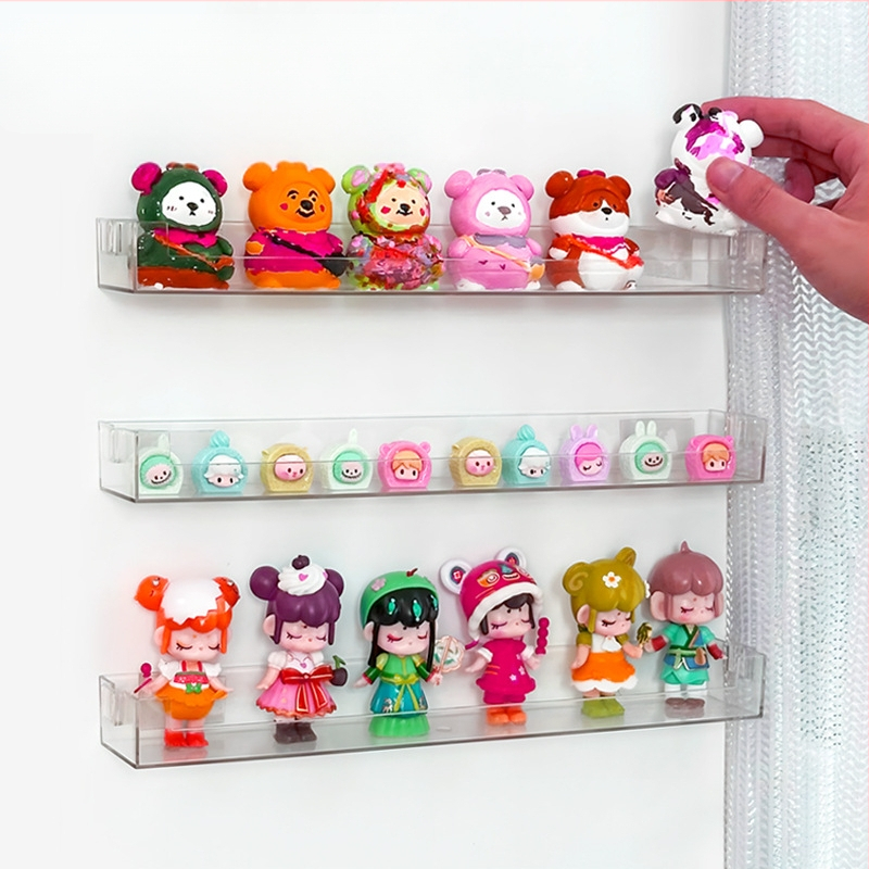 Κουτί Αποθήκευσης Lego Bubble Mart Διαφανές Ακρυλικό Ράφι Επιτοίχιας Κρεμαστής Βάσης Μικρά Στολίδια Μεγάλο Πλαίσιο