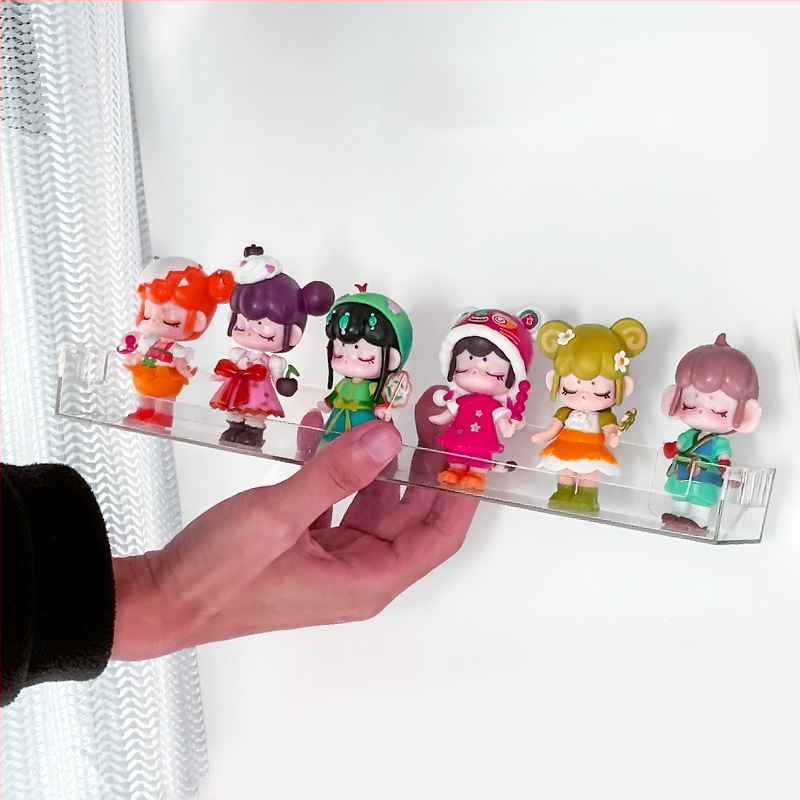 Κουτί Αποθήκευσης Lego Bubble Mart Διαφανές Ακρυλικό Ράφι Επιτοίχιας Κρεμαστής Βάσης Μικρά Στολίδια Μεγάλο Πλαίσιο