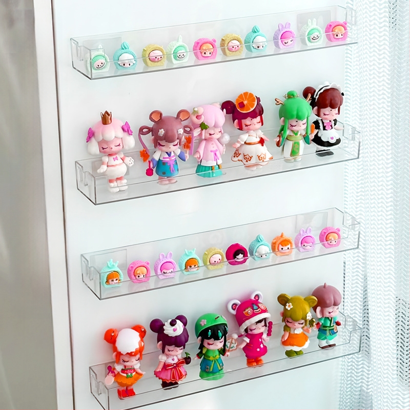 Κουτί Αποθήκευσης Lego Bubble Mart Διαφανές Ακρυλικό Ράφι Επιτοίχιας Κρεμαστής Βάσης Μικρά Στολίδια Μεγάλο Πλαίσιο