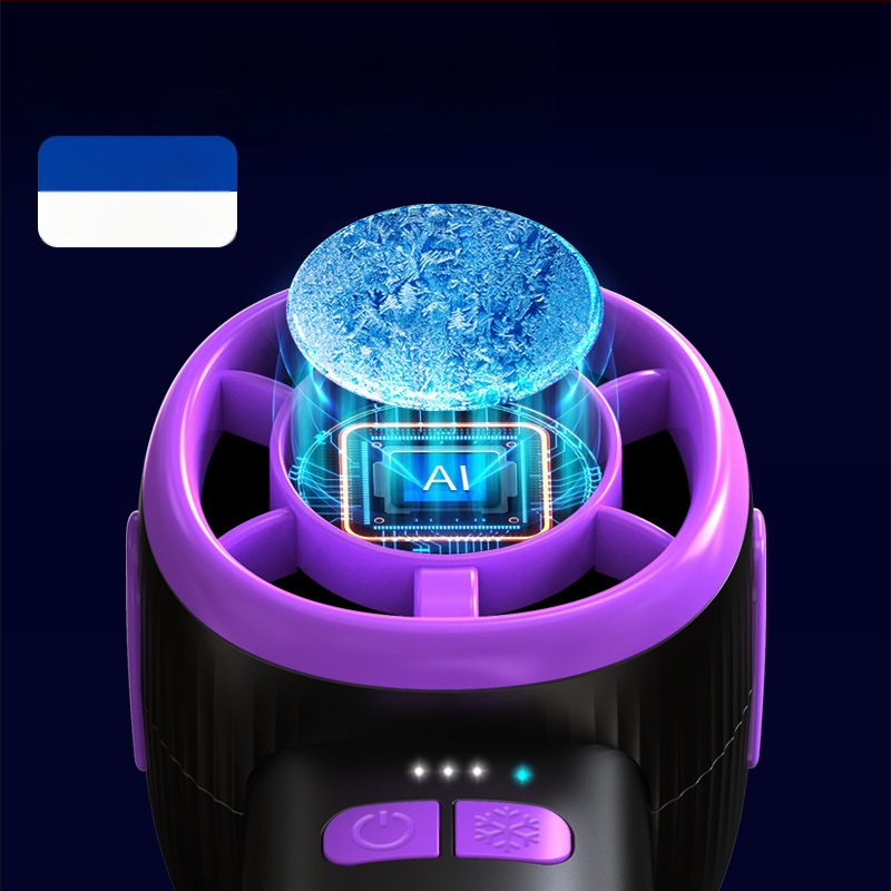 2025 új, 100 sebességes, nagysebességű digitális kijelzős jéghűtő félvezető ventilátor USB hordozható kézi kis ventilátor