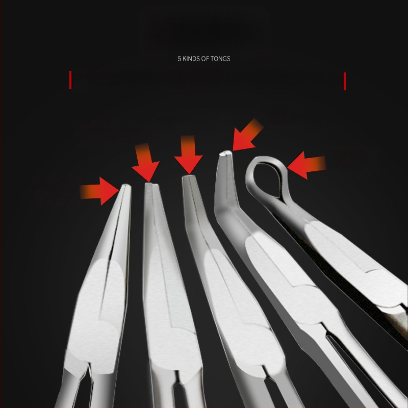 Skersinės prailginimo replės smailiomis nosimis, tinka 11 colių O formos užspaudimo galvutei, uždegimo žvakių išjungimo replėms, alyvos vamzdžių atskyrimo replėms