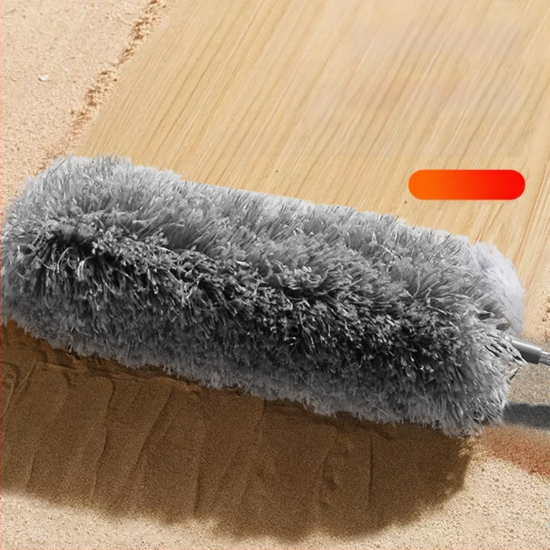 Електростатично почистване на прах с перо, домакински телескопичен прът, почистване на прах, почистване на таван с висока празнина