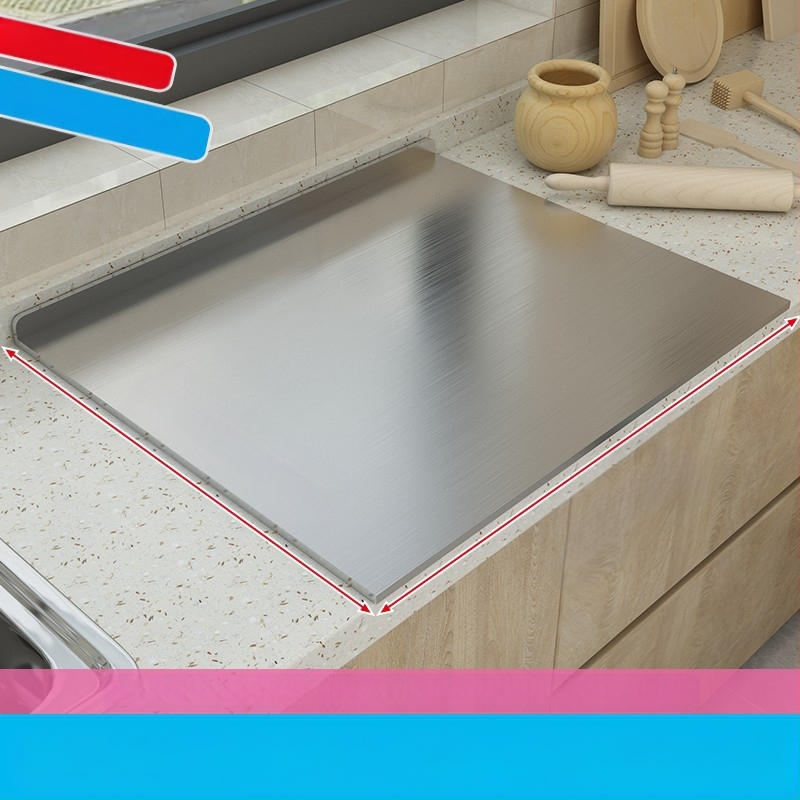 Nerūdijančio plieno sustorinta dvipusė pjaustymo lentelė buitinei pjaustymo lentai makaronų kočiojimui, minkymo plokštė, vaisių pjaustymas, virtuvės reikmenys plaukams