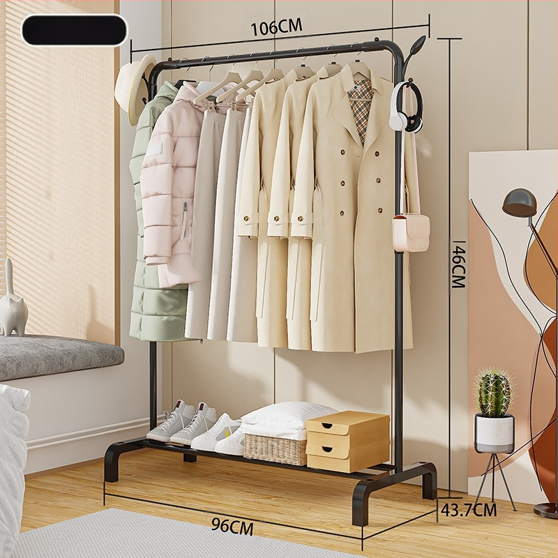 Lihtne panipaigaga riidepuu põrandal magamistoas elutoas lihtne riidepuu vertikaalne rõdu kuivatusrest hulgimüük