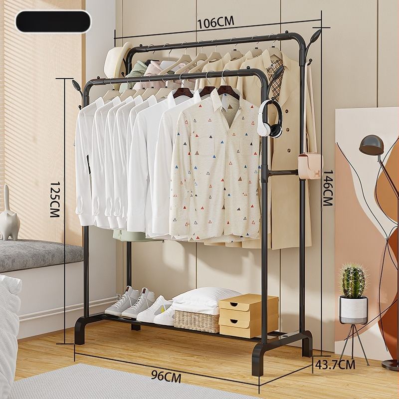 Lihtne panipaigaga riidepuu põrandal magamistoas elutoas lihtne riidepuu vertikaalne rõdu kuivatusrest hulgimüük