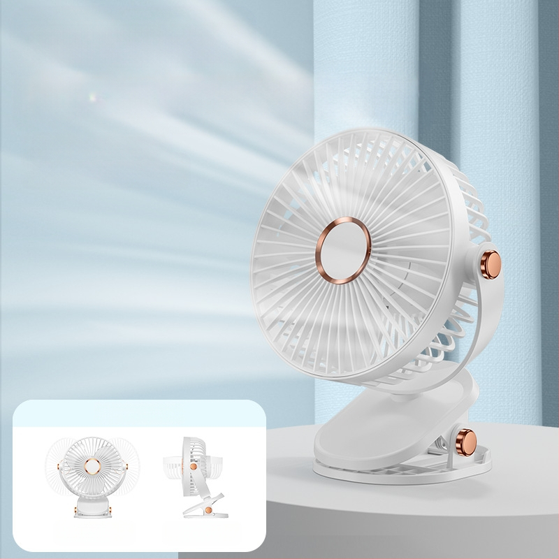 2024 Robbanások USB kis ventilátor töltés irodai asztali diákkollégium ágyfej nagy szél klip mini ventilátor