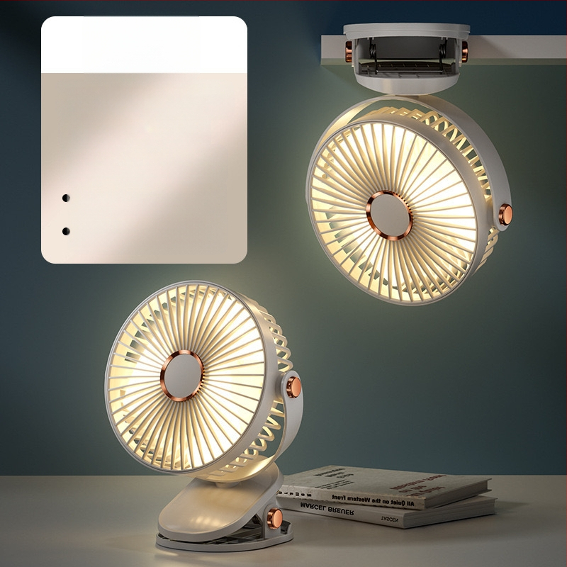 2024 Robbanások USB kis ventilátor töltés irodai asztali diákkollégium ágyfej nagy szél klip mini ventilátor