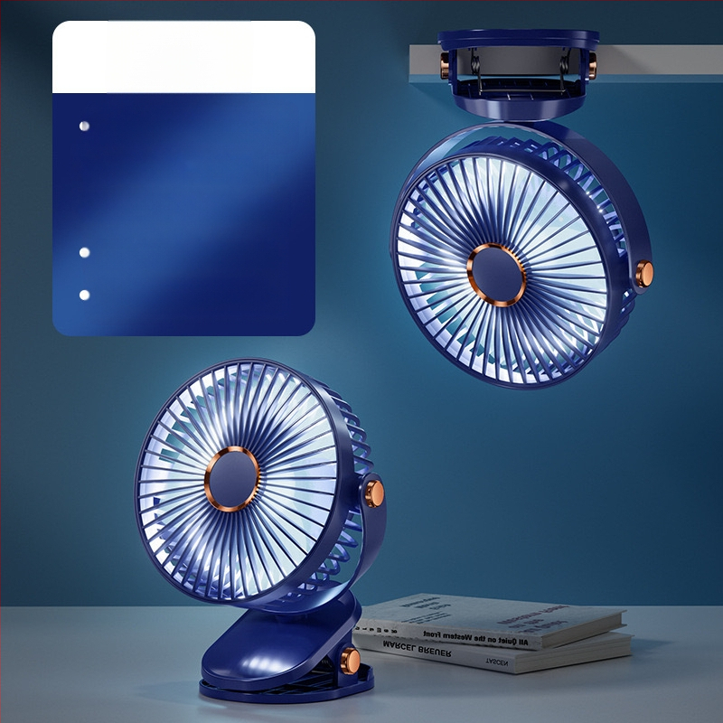 2024 Robbanások USB kis ventilátor töltés irodai asztali diákkollégium ágyfej nagy szél klip mini ventilátor