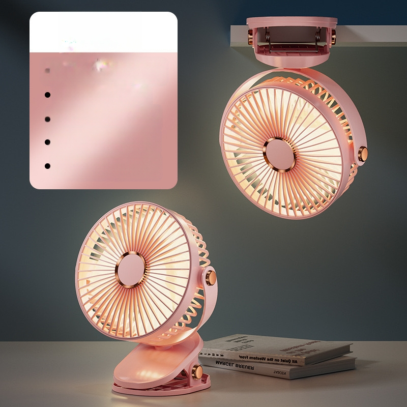 2024 Robbanások USB kis ventilátor töltés irodai asztali diákkollégium ágyfej nagy szél klip mini ventilátor