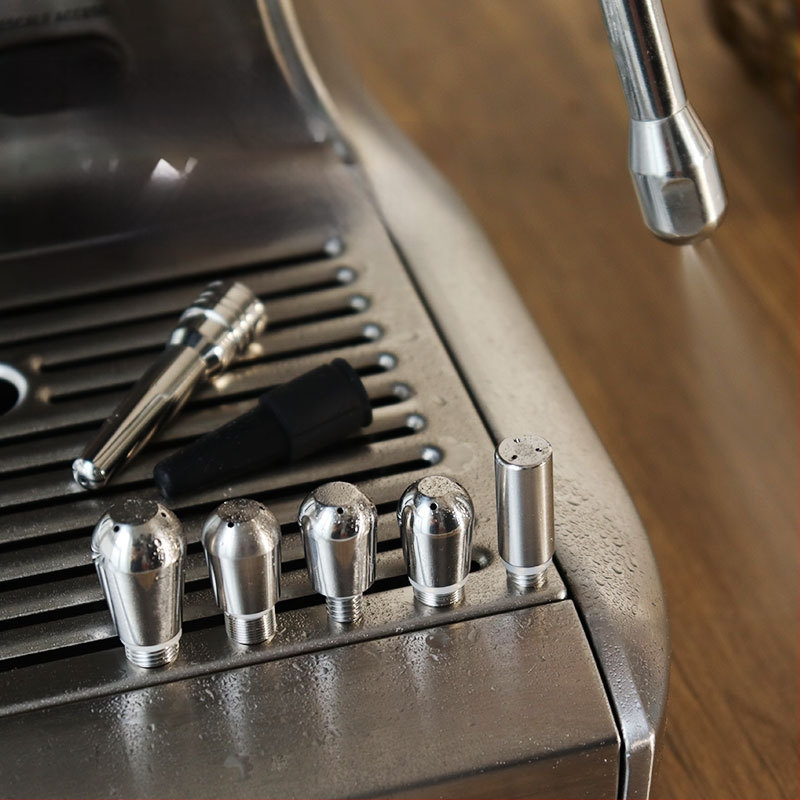 Tehase otsene universaalne piimavahustamismasina otsik kohvimasina lisatarvikud roostevabast terasest kolme-/neljaauguline auruotsik