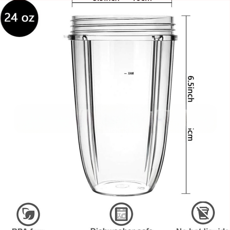 Резервни части за блендер Nutri, чаша от 24 oz (около 680.4G) с резервно острие за екстрактор