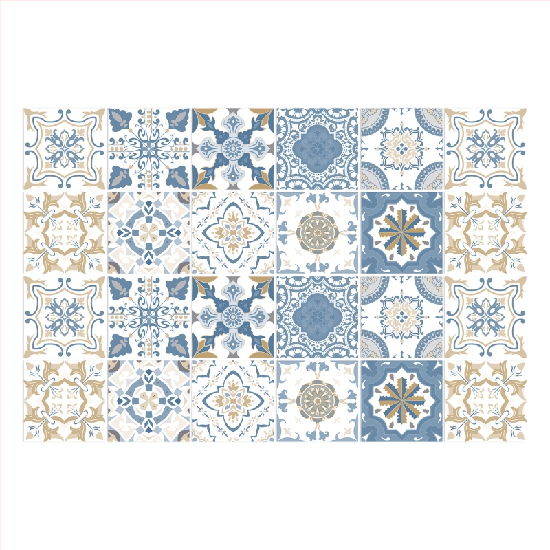 Europietiško stiliaus sienų lipdukai, imitacinių plytelių lipdukai, vandeniui atsparūs sienų lipdukai, lipnūs tapetai vonios kambariui, aliejui atsparūs virtuvės lipdukai