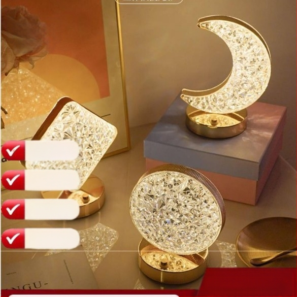 Δημιουργικό δώρο αστέρι φεγγάρι νυχτερινό φως αφής τριών χρωμάτων φόρτισης ατμόσφαιρα φως υπνοδωματίου δώρο γενεθλίων νυχτερινό φως