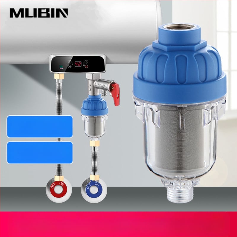 Háztartási elektromos vízmelegítő előszűrő mosógép csaptelep zuhany vízkő szűrő víztisztító tartozékok