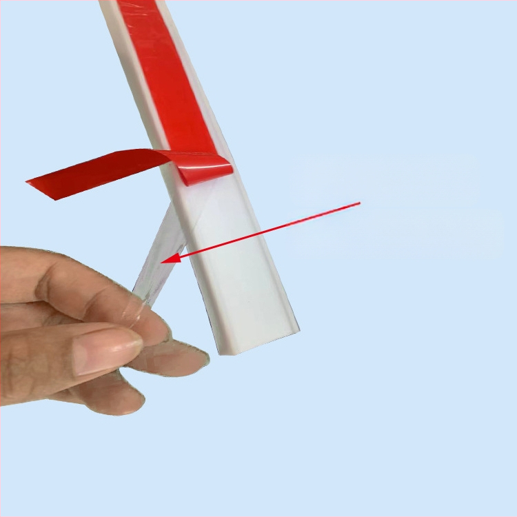 Silikoonist vettpidav riba valamu tööpindadele, isekleepuv L-kujuline köögivahe veetõke, vannitoa vettpidav riba, isekleepuv