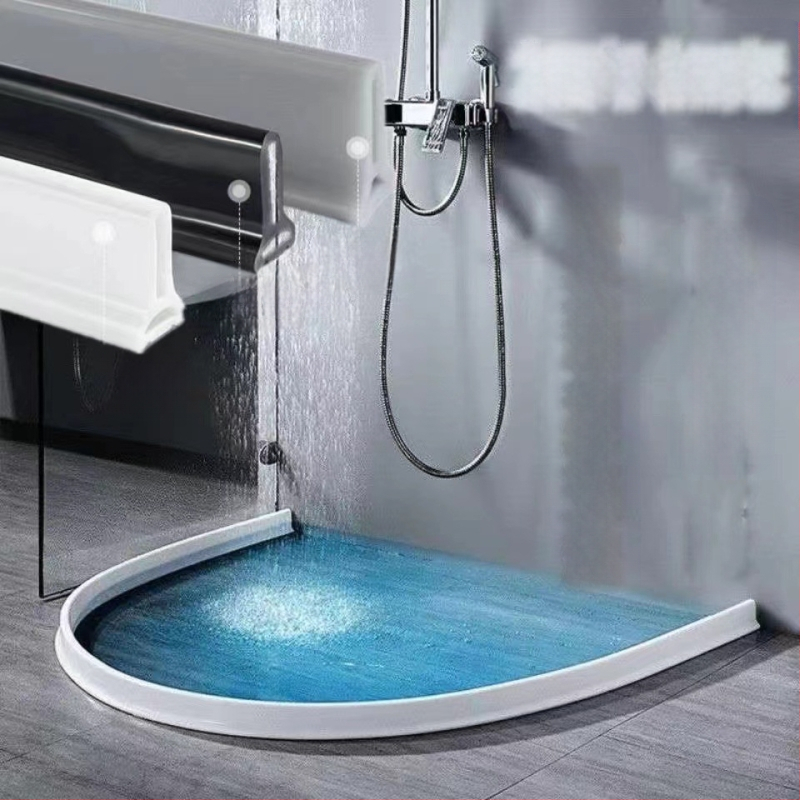 Silikoonist vettpidav riba valamu tööpindadele, isekleepuv L-kujuline köögivahe veetõke, vannitoa vettpidav riba, isekleepuv