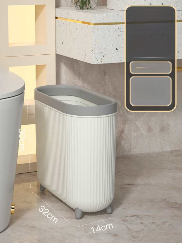 Tualetes atkritumu tvertne ar vāku tualetes sadzīves gaisma luksusa šaura maza noslēgta caurule dzīvojamā istaba guļamistaba vannas istaba atkritumu grozs