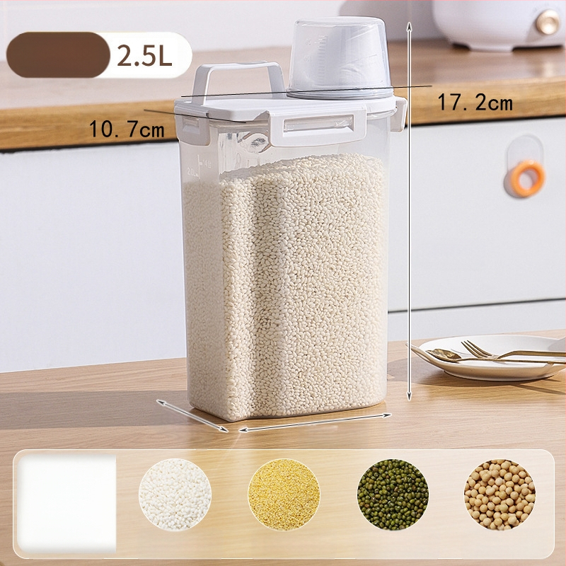 Jaapani stiilis nelja nupuga riisitünn suletud teravilja hoiustamise tünn teravilja köögis hoiustamise suletud mahuti toidukvaliteediga niiskuskindel värskena hoidmise kast
