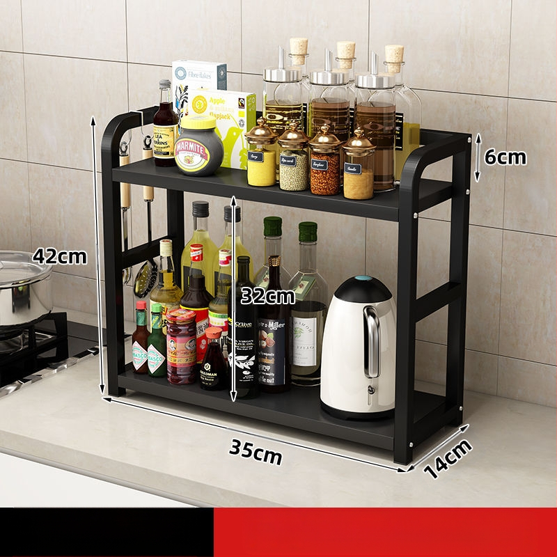 Köögimaitseainete hoiuriiul Multifunktsionaalne majapidamislaua hoiuriiul Maitseaineõli Soolakaste Äädikapliit Uus stiil