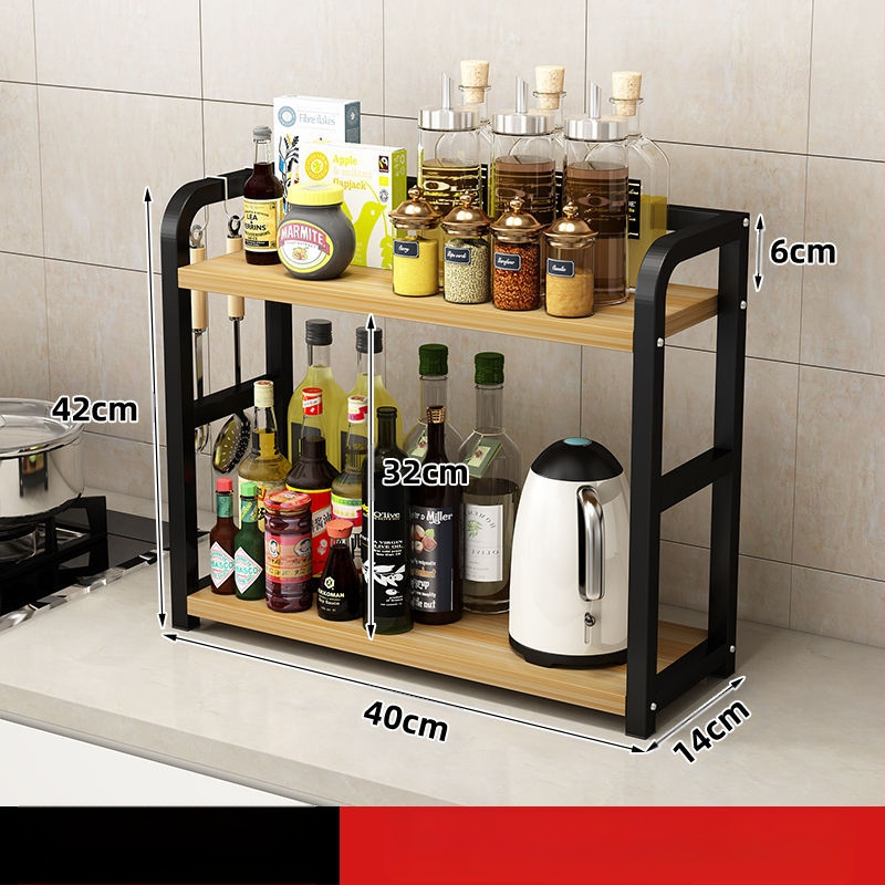 Köögimaitseainete hoiuriiul Multifunktsionaalne majapidamislaua hoiuriiul Maitseaineõli Soolakaste Äädikapliit Uus stiil