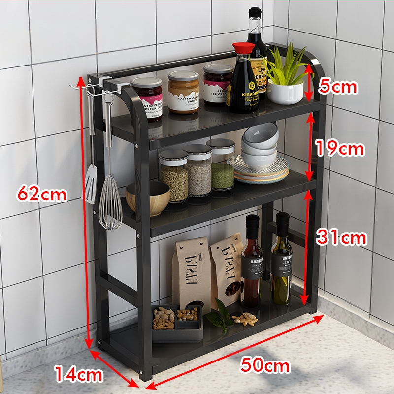 Köögimaitseainete hoiuriiul Multifunktsionaalne majapidamislaua hoiuriiul Maitseaineõli Soolakaste Äädikapliit Uus stiil