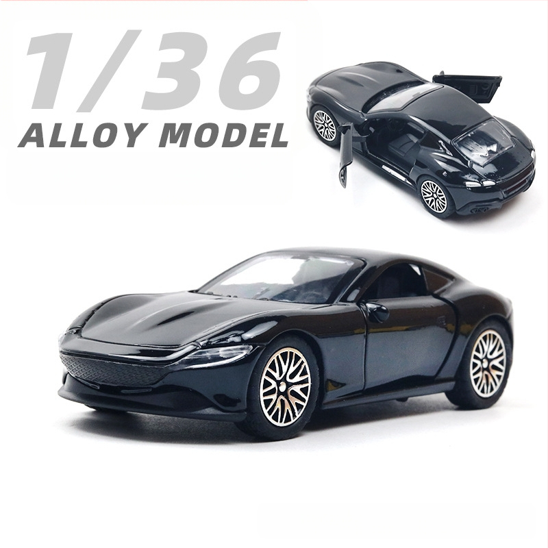 Παιδικό αυτοκίνητο Huili με προσομοίωση από κράμα σε σακούλα, παιχνίδι αυτοκινήτου 3 ετών για αγόρια, διασυνοριακά στολίδια χονδρικής