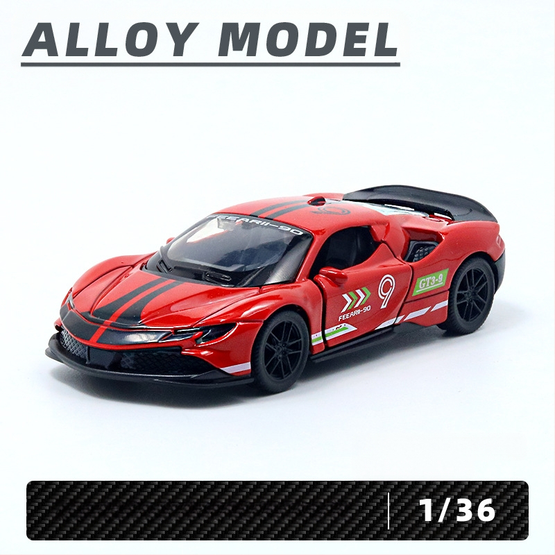 Παιδικό αυτοκίνητο Huili με προσομοίωση από κράμα σε σακούλα, παιχνίδι αυτοκινήτου 3 ετών για αγόρια, διασυνοριακά στολίδια χονδρικής