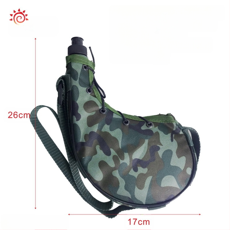 Välisportimiseks mõeldud kamuflaaž-veekeetja vöökohale kinnitatav veekeetja, rippuv kaasaskantav kõrbeveekeetja, sõjaväe väljaõppe taktikalise väljaõppe veekeetja