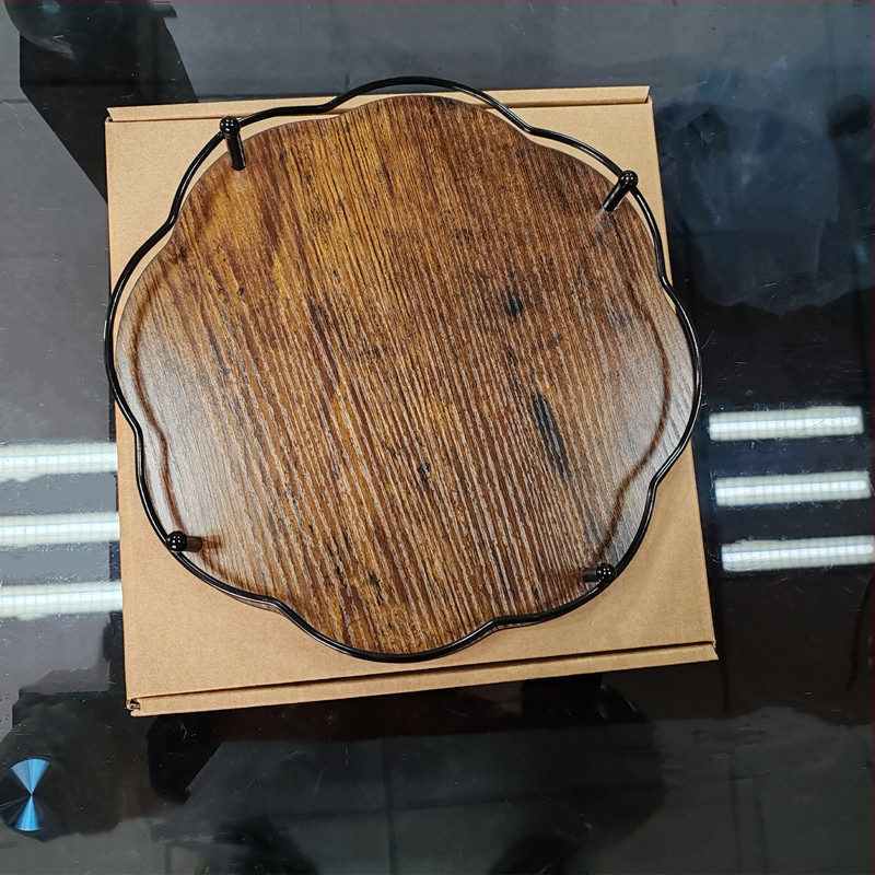 В наличност, плот, дървена дъска за съхранение на козметични чинии, кухненски рафт за съхранение на бутилки с подправки, олио, сол, сос и оцет, трансграничен