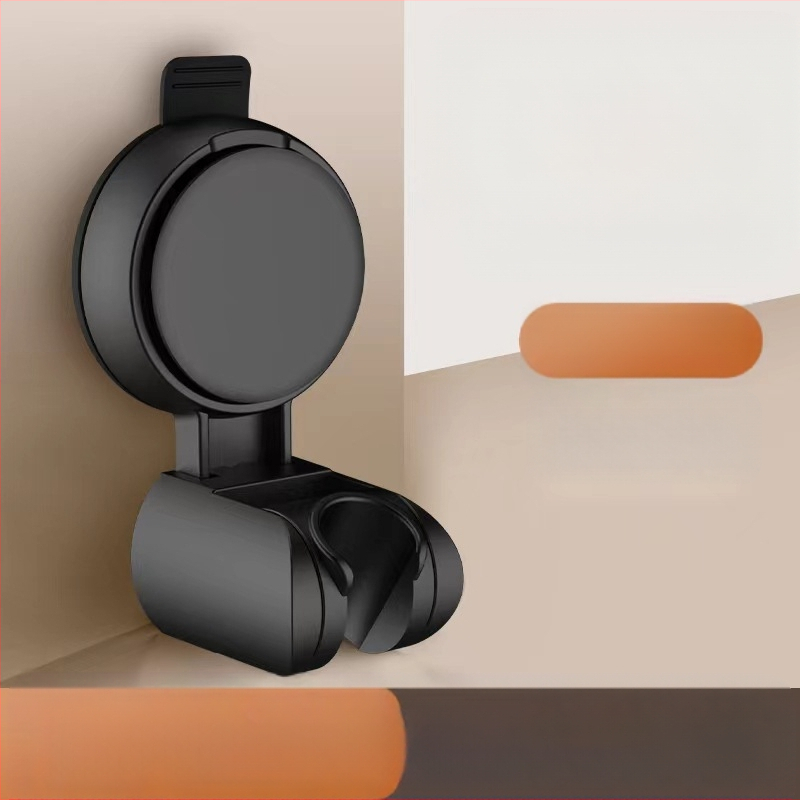 Siurbimo puodelio dušo laikiklis, fiksuotas artefaktas, nuimamas, reguliuojamas vonios kambario dušo stovas, purkštuvų priedai, be perforatorių