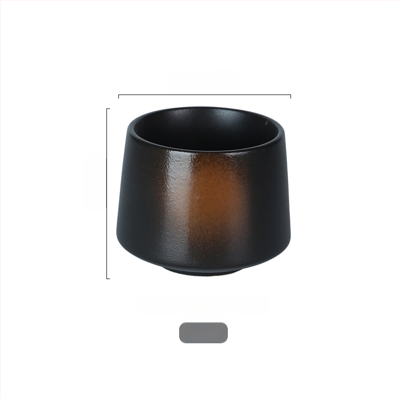 Piiriülene Amazoni keraamiline lauanõu 200ml kohvitass Põhjamaade stiilis kaasaskantav tass loominguline tass teetass LOGO-ga