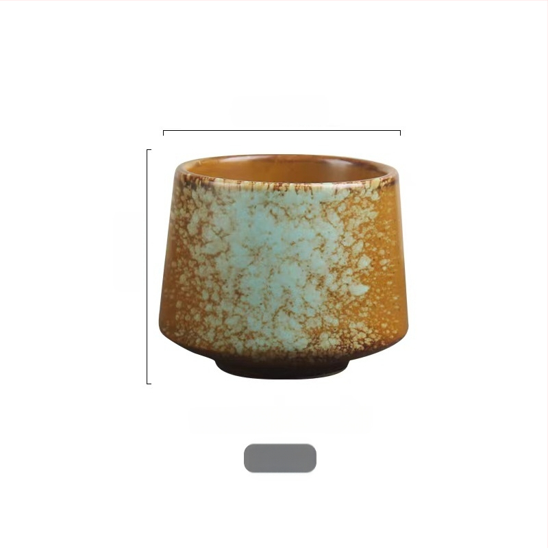 Piiriülene Amazoni keraamiline lauanõu 200ml kohvitass Põhjamaade stiilis kaasaskantav tass loominguline tass teetass LOGO-ga