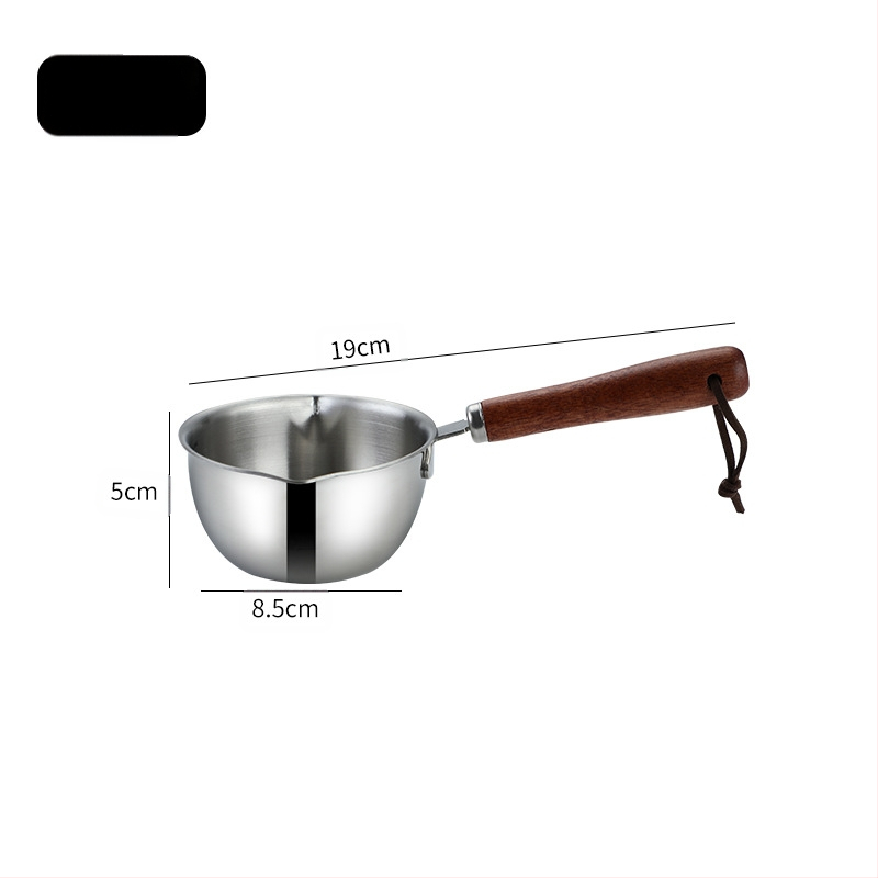 Daoqi 304 roostevabast terasest õli valamise väike pott paksendatud köögi mini piimapott majapidamisõli valamise kuuma õli väike pott hulgimüük