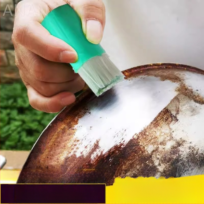 Perie de curățare magică din oțel inoxidabil pentru îndepărtarea ruginii metalice, perie de spălat oale, 2 standuri, vânzare fierbinte